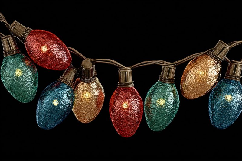 Christmas Lights Hanging in Olathe, KS