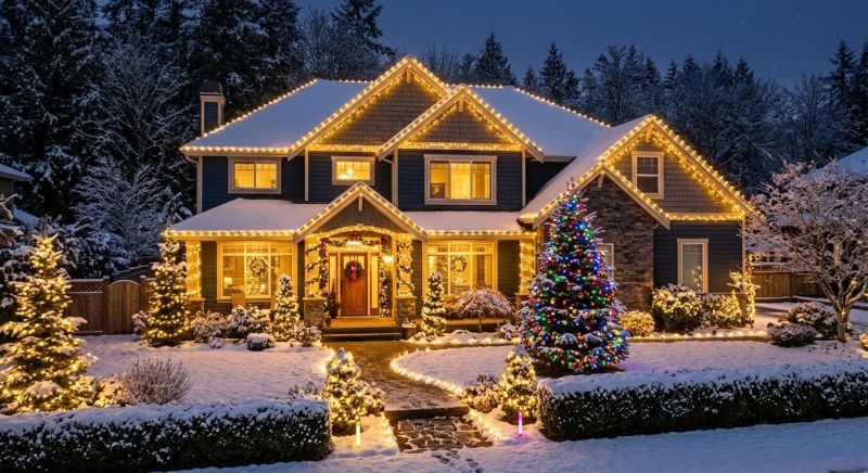 Christmas Lights Installation in Kansas City, KS