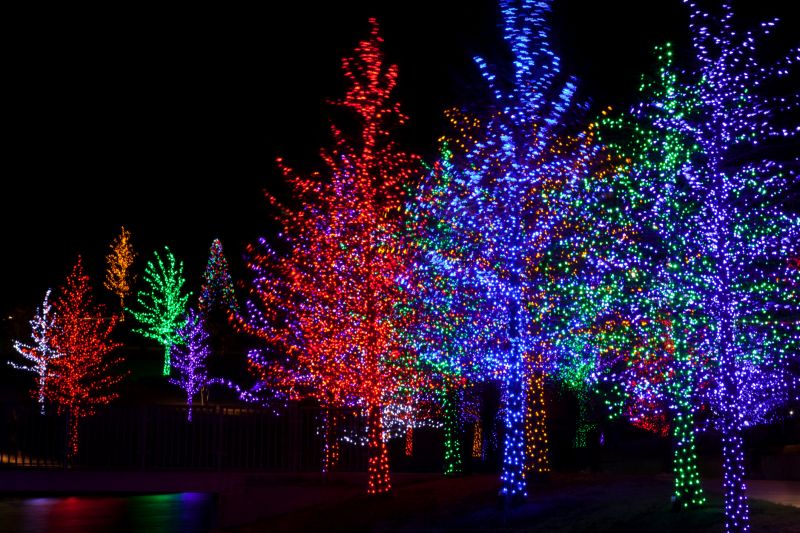 Holiday Lights Hanging in Overland Park, KS