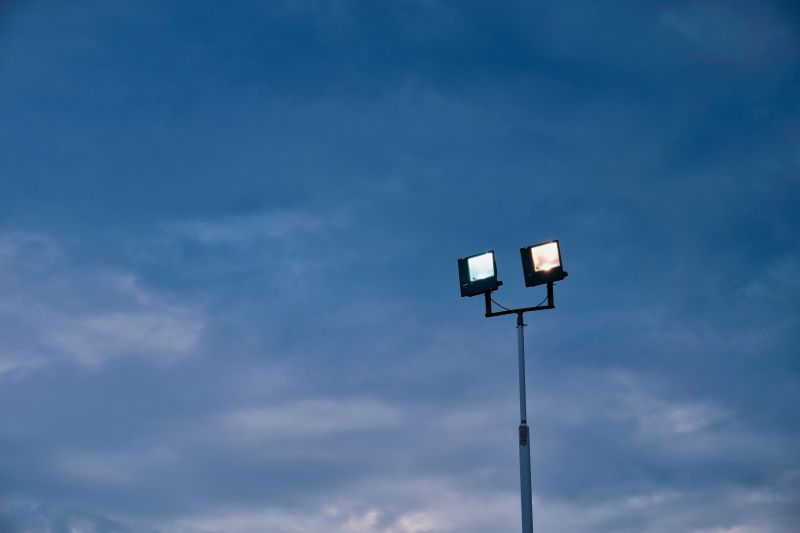 flood lighting installation